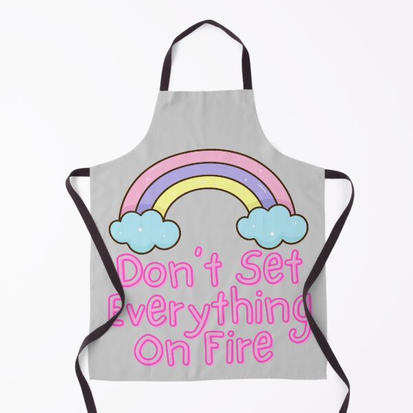Item preview, Don't Set Everything On Fire Pastel Rainbow designed and sold by Pink Ribbon.