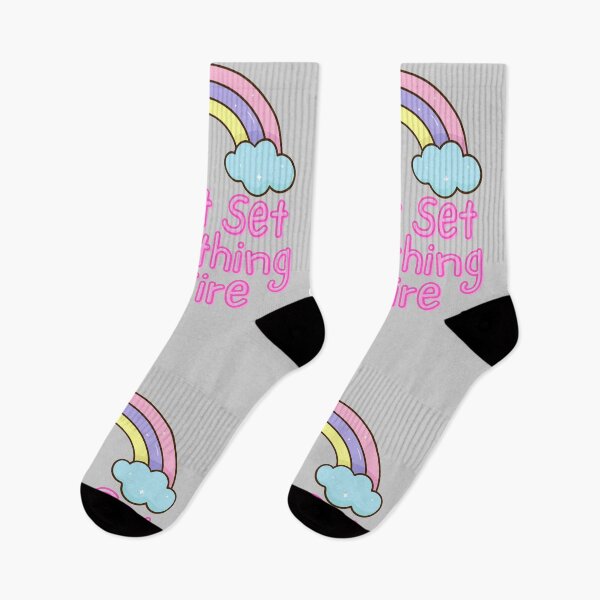 Item preview, Don't Set Everything On Fire Pastel Rainbow designed and sold by Pink Ribbon.