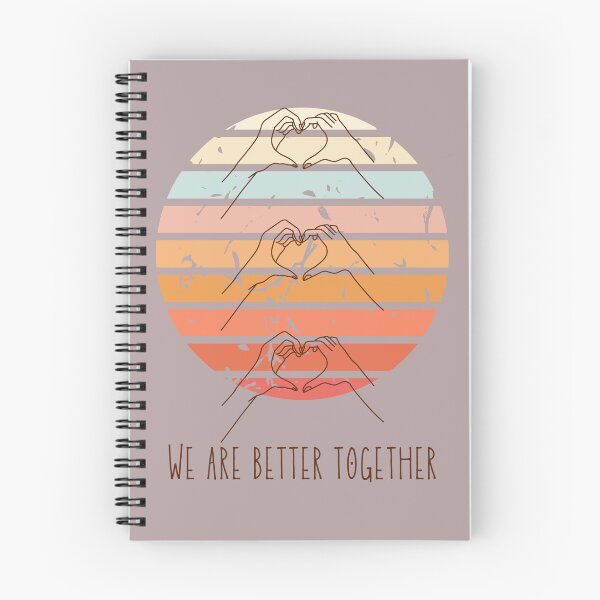 Item preview, Heart We Are Better Together Retro  designed and sold by Wayo29.
