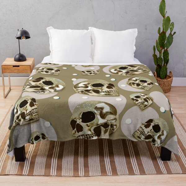 Item preview, Golden Skull Pattern designed and sold by karina-artspace.