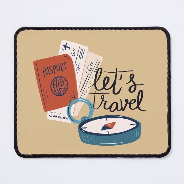 Item preview, Let's Travel - Travel Quote designed and sold by ArtOfStars.