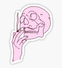 skeleton smoking Sticker