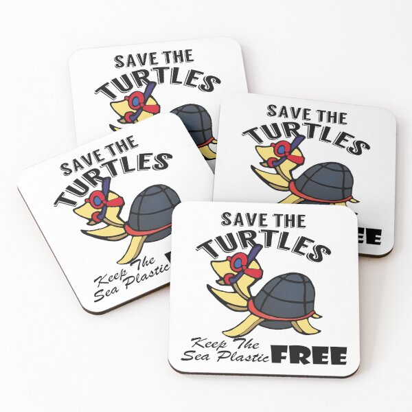 Item preview,  Save the turtles keep the sea plastic free shirts, Save the turtles keep the sea plastic free masks, Save the turtles keep the sea plastic free stickers  designed and sold by Poussyarts.