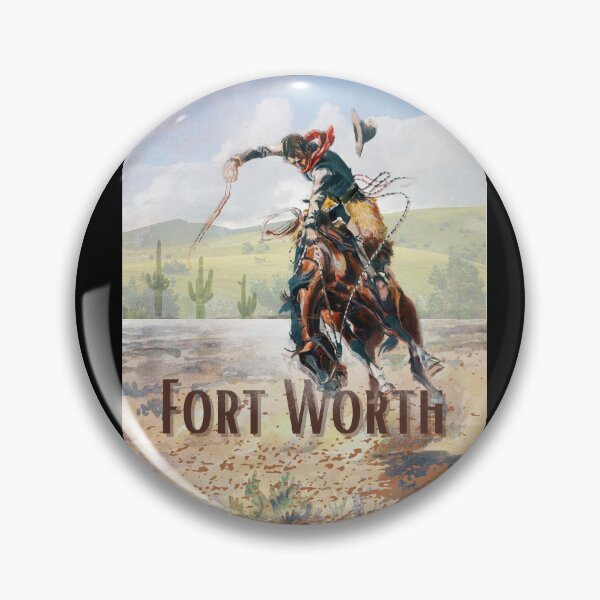 Item preview, Fort Worth Bronc Rider Landscape designed and sold by Jeremy Martin.