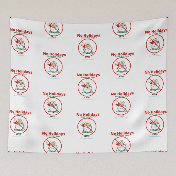 Item preview, NO HOLIDAYS - Know Holy Days - White designed and sold by TheReporter1.