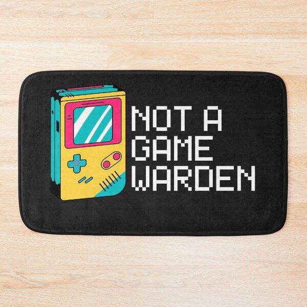 Item preview, Not a game warden-simple text based design for gamers designed and sold by Best-Designers.