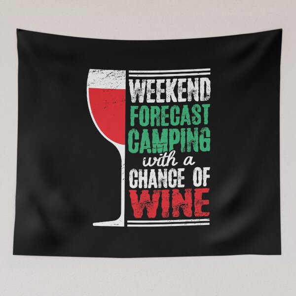 Artikelvorschau, Camping mit Aussicht auf Wein Alkoholliebhaber Alkoholiker entworfen und verkauft von haselshirt.