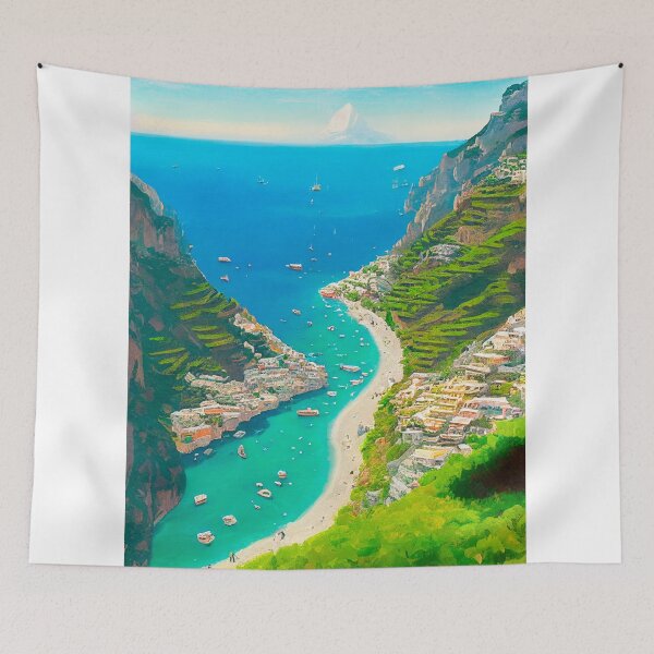 Aperçu de l'œuvre Positano Côte Amalfitaine Italie créée et vendue par devath.