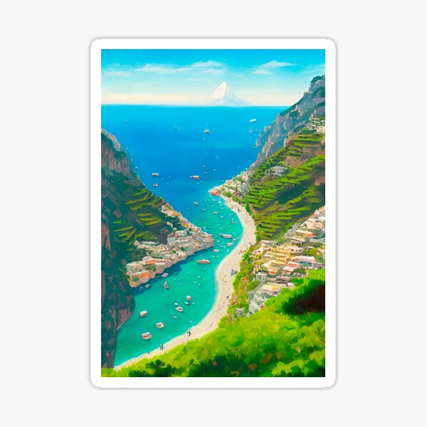 Item preview, Positano Amalfi Coast Italy designed and sold by devath.