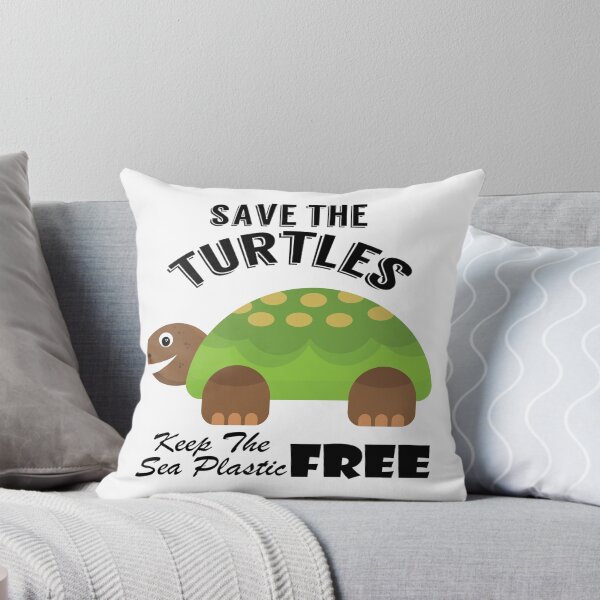 Item preview,   Save the turtles keep the sea plastic free shirts, Save the turtles keep the sea plastic free masks, Save the turtles keep the sea plastic free stickers  designed and sold by Poussyarts.