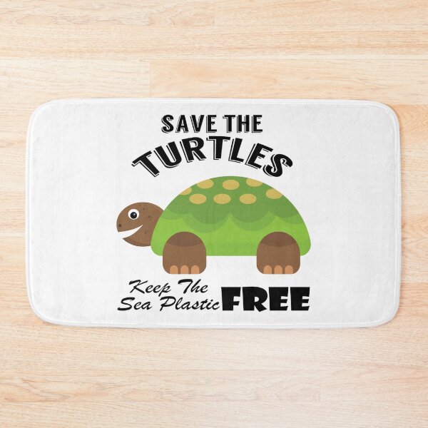 Item preview,   Save the turtles keep the sea plastic free shirts, Save the turtles keep the sea plastic free masks, Save the turtles keep the sea plastic free stickers  designed and sold by Poussyarts.
