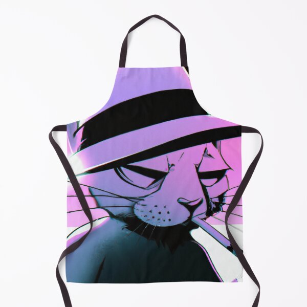 Item preview, Bruno the Cat, twilight hours (Synthwave) designed and sold by thecatandkettle.