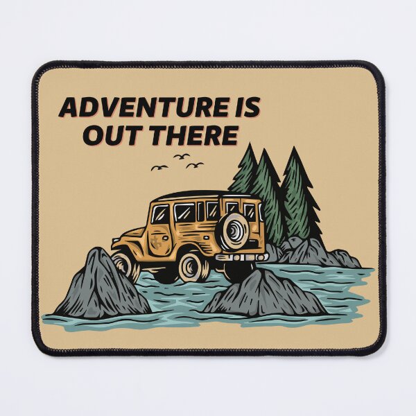 Item preview, Adventure Is Out There - Travel Mountain Quote designed and sold by ArtOfStars.