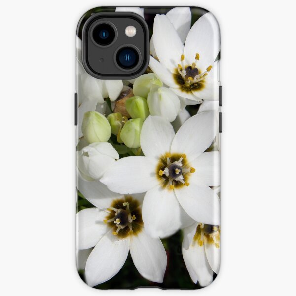 White Floral Beauty iPhone Tough Case