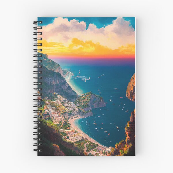 Item preview, Positano Amalfi Italy Sunset designed and sold by devath.
