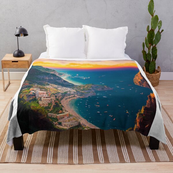 Item preview, Positano Amalfi Italy Sunset designed and sold by devath.