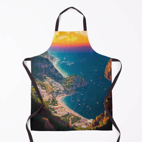 Item preview, Positano Amalfi Italy Sunset designed and sold by devath.