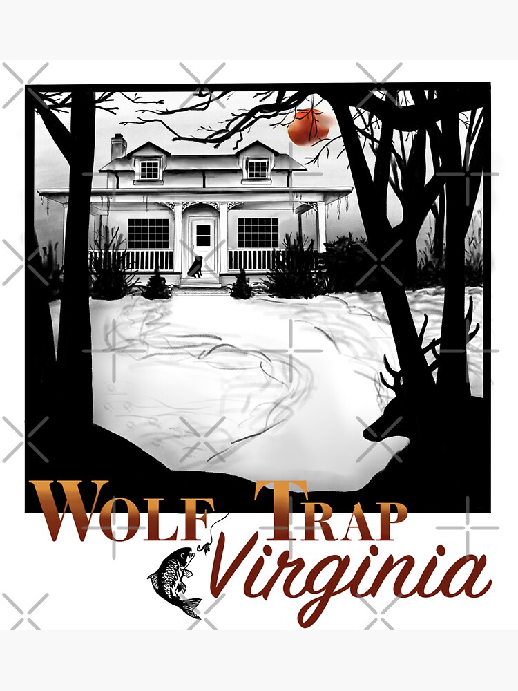 "Wolf Trap Virginia Will's House" Sticker for Sale by Outofthecavern