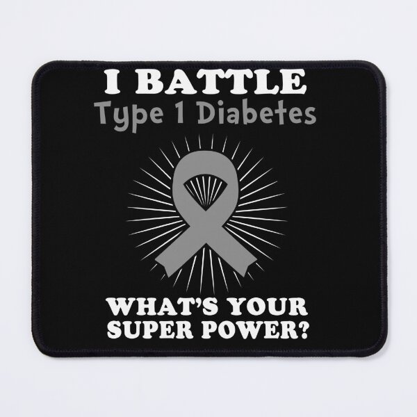 Item preview, I Battle Type 1 Diabetes Funny Type 1 Diabetes Warrior Gift designed and sold by rechardtee.