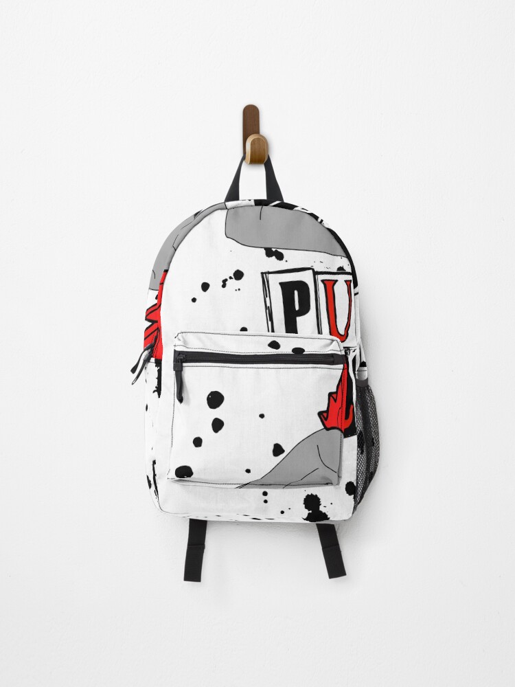 Thumbnail 1 of 3, Backpack, PUNK ROCK designed and sold by OlgaBDesign.