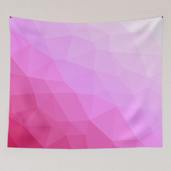 Item preview, Dark Pink to White Light Pastel Abstract Geometric Triangle Pattern designed and sold by patternsoup.