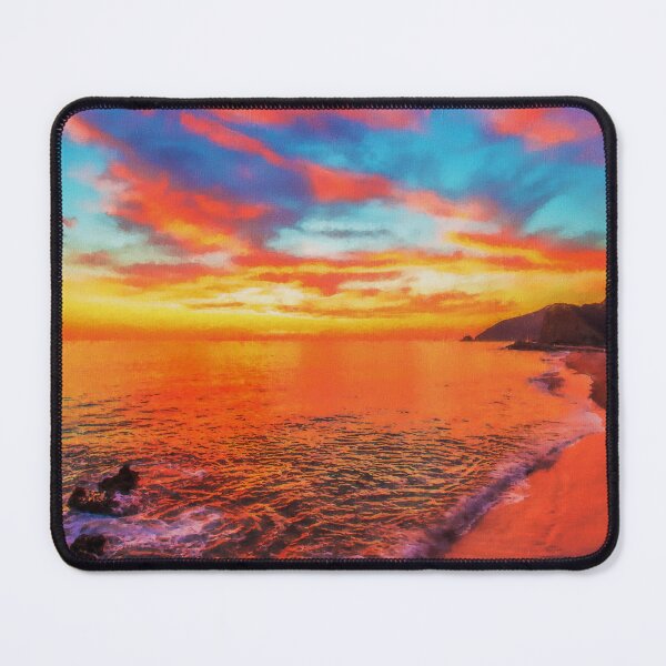 Item preview, Malibu Leo Carrillo Beach Sunset, Malibu Point Dume Coast Aesthetic, Sunset Malibu Beach Aesthetic Wallpaper, Malibu California Aesthetic Sunset Beach designed and sold by Paintcorner.
