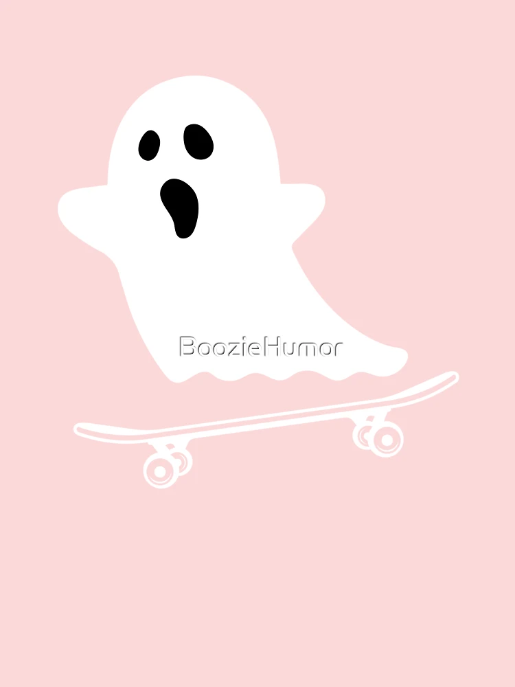 Skateboard Ghost Kids T-Shirt for Sale by BoozieHumor