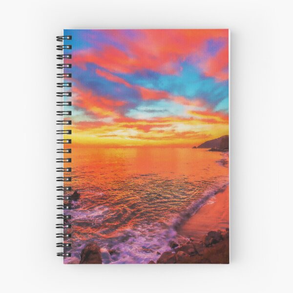Item preview, Malibu Leo Carrillo Beach Sunset, Malibu Point Dume Coast Aesthetic, Sunset Malibu Beach Aesthetic Wallpaper, Malibu California Aesthetic Sunset Beach designed and sold by Paintcorner.