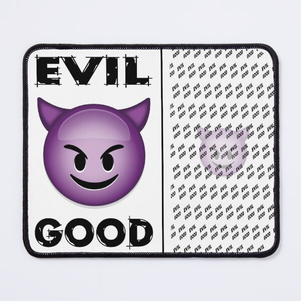 Item preview, Evil - Good Emoji designed and sold by SimonSay.