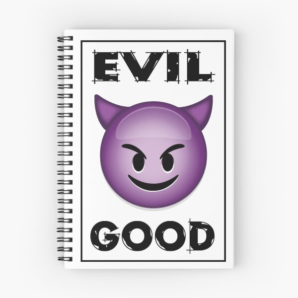 Item preview, Evil - Good Emoji designed and sold by SimonSay.