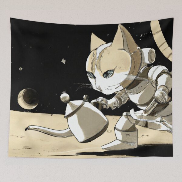Item preview, Donguri the Cat, teapot in space (Manga) designed and sold by thecatandkettle.