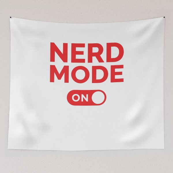 Item preview, Nerd Mode On designed and sold by freshLayer.