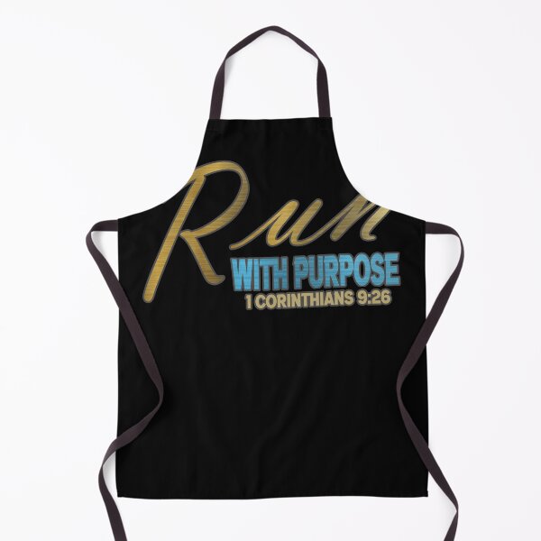 Item preview, Run With Purpose 1 Corinthians 9 26 Christian Running Inspirational Christ Scripture Gift designed and sold by Countrysmart.