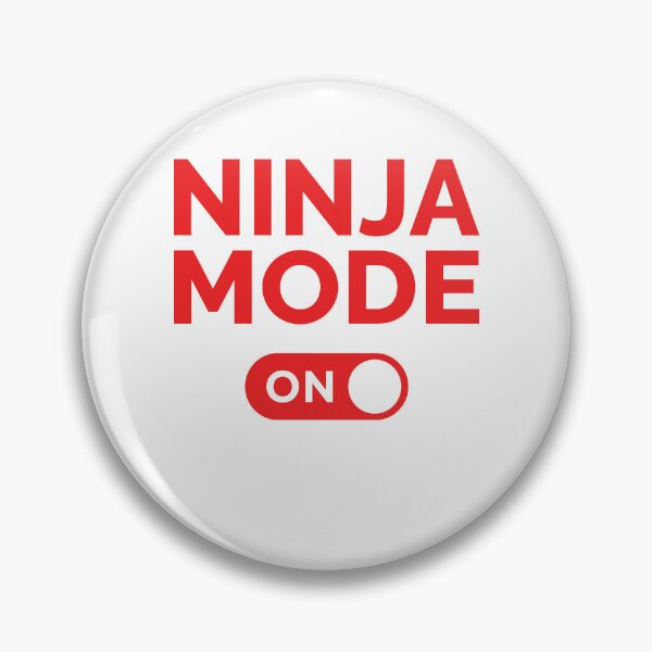Item preview, Ninja Mode On designed and sold by freshLayer.