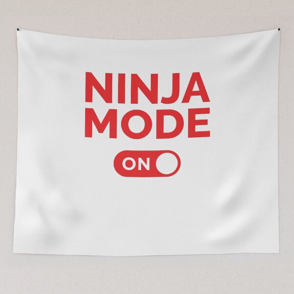Item preview, Ninja Mode On designed and sold by freshLayer.