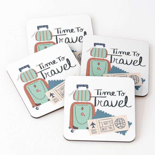 Item preview, Time To Travel - Travel Quote designed and sold by ArtOfStars.