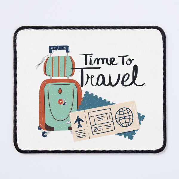 Item preview, Time To Travel - Travel Quote designed and sold by ArtOfStars.
