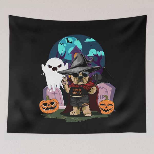 Item preview, THIS CRAZY DOG LADY LOVES HALLOWEEN designed and sold by Lazza-Tracks.