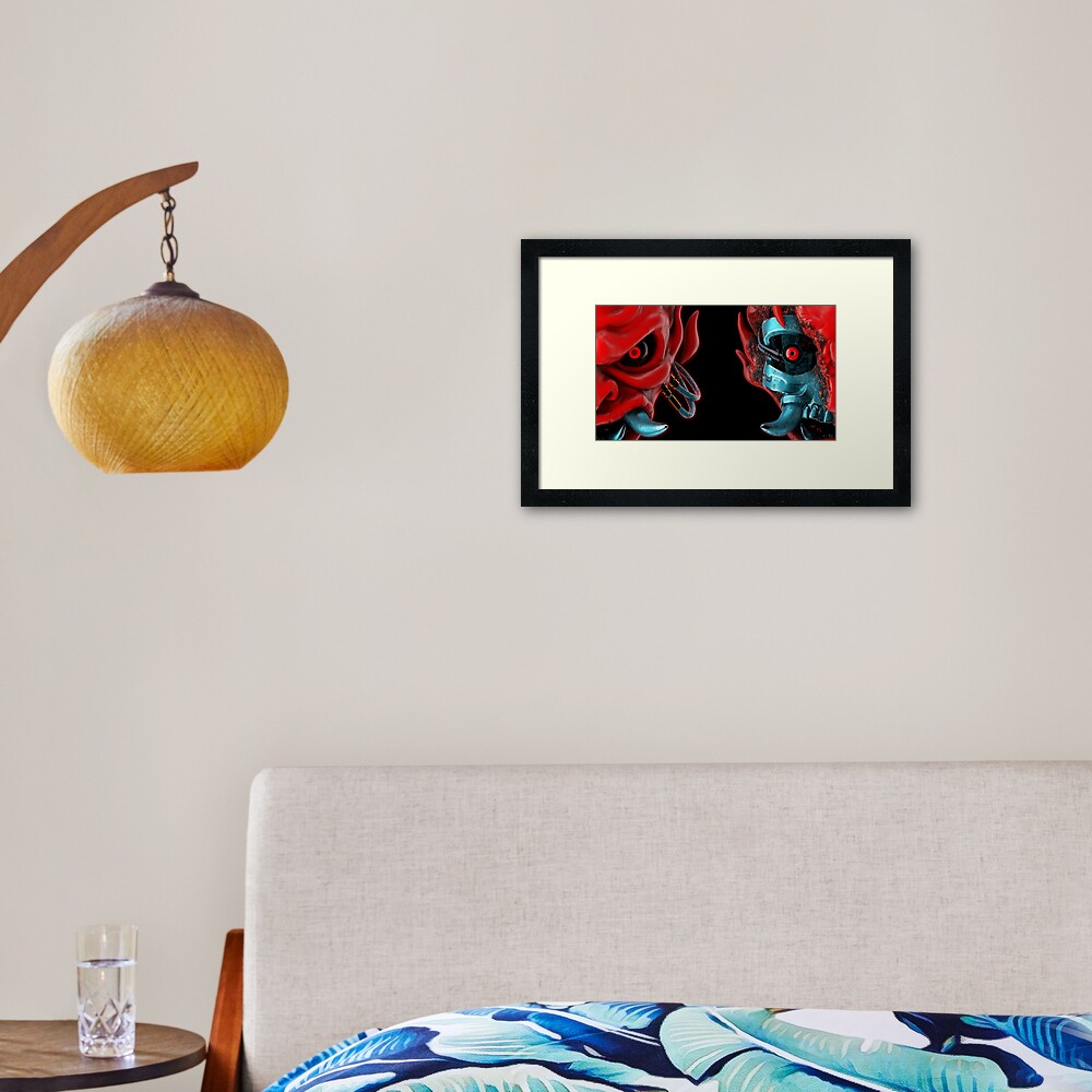 Item preview, Framed Art Print designed and sold by BienThings.