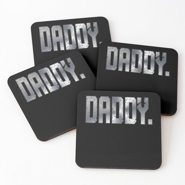 Item preview, The Word Daddy A Design That Says Daddy Shiny Steel Classic Edition Fun Gift designed and sold by Countrysmart.