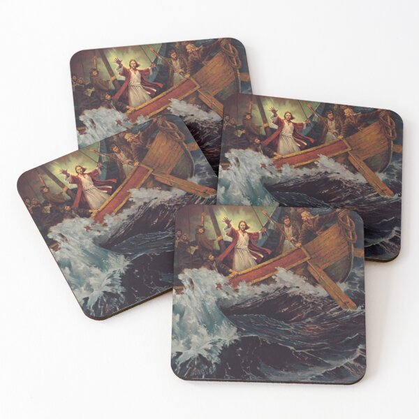 Item preview, Jesus Rebukes the Storm designed and sold by Rowena Jones.