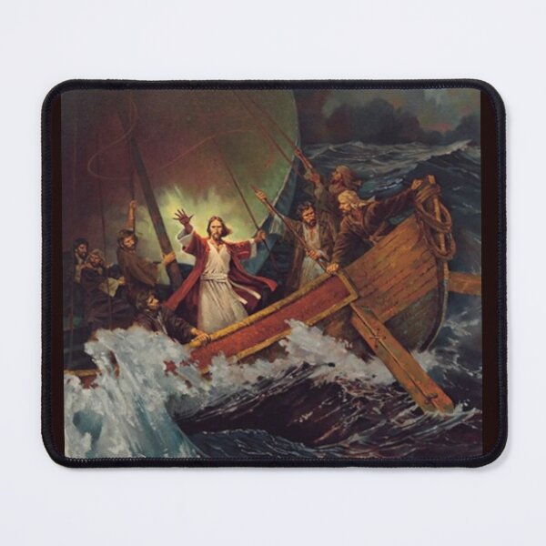 Item preview, Jesus Rebukes the Storm designed and sold by Rowena Jones.