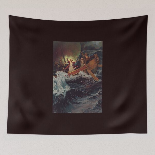 Item preview, Jesus Rebukes the Storm designed and sold by Rowena Jones.
