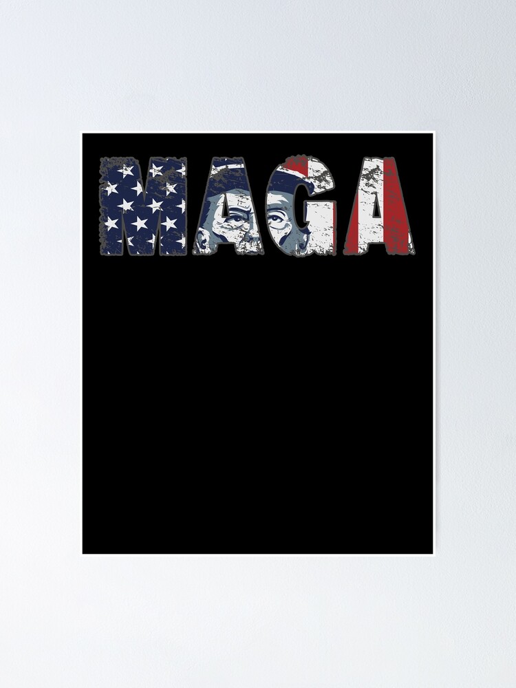 Usa Build The Wall T-Shirt Vintage American Flag