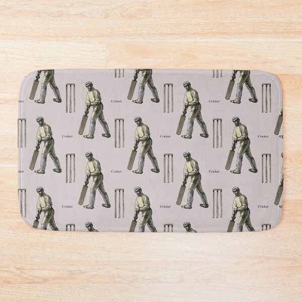 Item preview, Vintage Cricket Sports Player with a Bat and Wicket URM designed and sold by urmaddad.