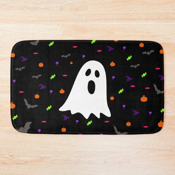 Item preview, Ghostly Halloween candy pattern designed and sold by Smiley-10.