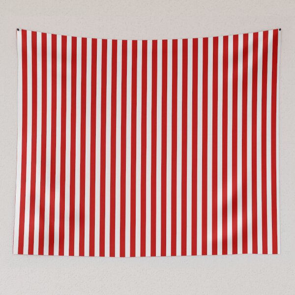 Item preview, Red Vertical lines/stripes- Throw blanket & pillows designed and sold by ZoesAttic.