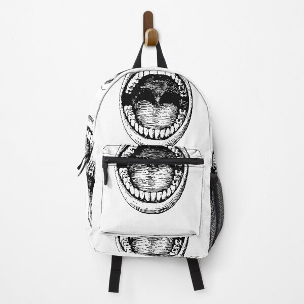 Item preview, biting teeth line drawing designed and sold by venomouspixie.