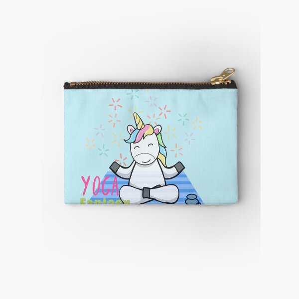 Item preview, Unicorn with Sparkles in Yoga Pose, I love Yoga and my Unicorn Fantasy Design designed and sold by tranquilbeach.