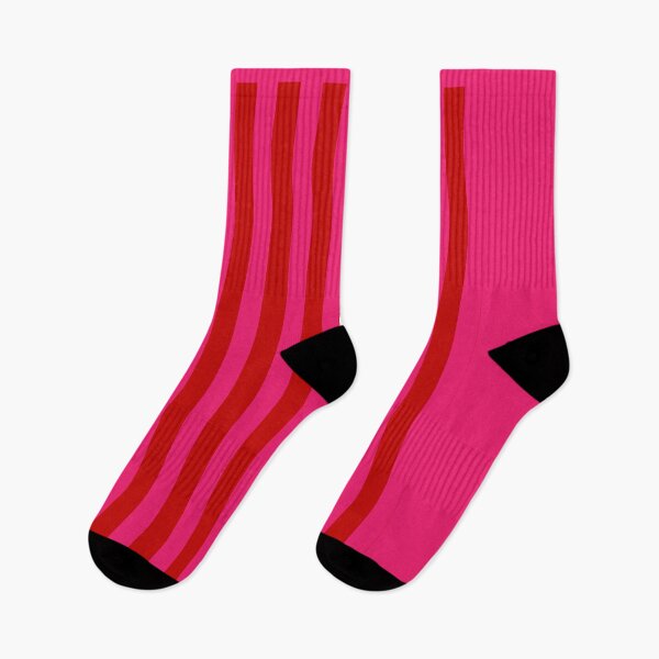 Item preview, Red Pink Vertical lines/stripes- Throw blanket & pillows designed and sold by ZoesAttic.